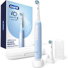 Oral-B Oral-B iO Series 3 Limited Electric Toothbrush with 2 Brush Heads, Rechargeable, Icy Blue