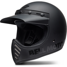 Bell Motorcycle Equipment Bell Moto-3 Classic Solid Blackout Face Helmet Black