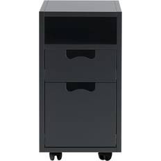 Asplund Förvaringsskåp Asplund Snow G3 Bedside Table Char Grey Förvaringsskåp 31.3x59.3cm
