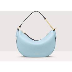 Coccinelle priscilla handbag grained leather umhängetasche tasche aquarelle blue