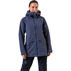 Haglöfs Niva Insulated Parka Blue, Female, Tøj, jakker, Alpinsport, Blå