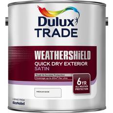 Paint Dulux Trade Weathershield Exterior Quick Dry Brown 2.5L