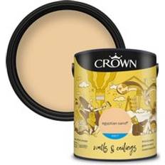Paint Crown & Ceilings Matt Emulsion Egyptian Sand Wall Paint Yellow