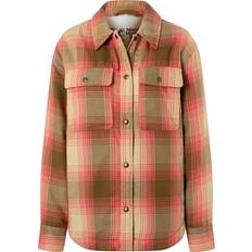 Marmot Jakker Marmot Women's Ridgefield Sherpa Lined Flannel Jacket - Grapefruit