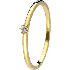 Diamantring Trendor trendor 41570 Damen-Ring Gold 585/14K Diamantring