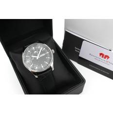 Rhodenwald & Söhne Watches Rhodenwald & Söhne armband-uhr couragian echtleder schwarz