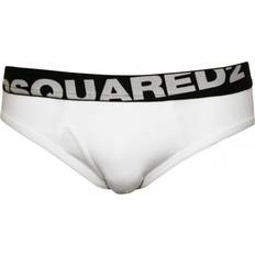 DSquared2 Knickers DSquared2 Angled Logo Low-Rise Brief, White/black