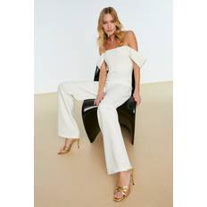 Lang Jumpsuits & Overalls Trendyol Collection Frauen Gerade Gewebte Overall