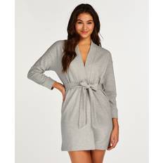 Coton Peignoirs Hunkemöller Robe de chambre Femme Taille Gris 201792