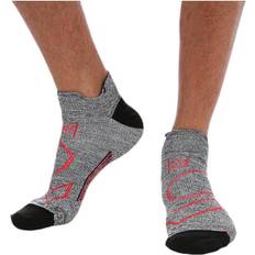 Man - Merino Wool Underwear Norfolk Jeff Mid-cut Merinowool Running Sock - Grey