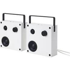 VAPPEBY Bluetooth högtalare, vit/set