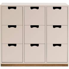 Asplund Snow B3 bureau Byrå 90x84cm