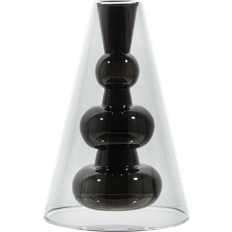 Tom Dixon Black Bump Cone Vase