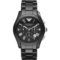 Ceramic Wrist Watches Armani Emporio Valente Black