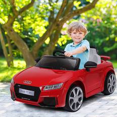 Sound Elektrische Kinderfahrzeuge Costway 12V Audi Kinderauto mit 2,4G-Fernbedienung