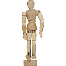 Teaterdockor - Träleksaker Dockor & Dockhus Panduro Hobby Modelldocka mini trä H.11 cm