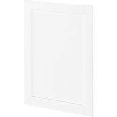 Vita Kökslådor & Hyllplan Ikea METOD 1 front för diskmaskin, Enköping vit/trämönstrad, 60 cm