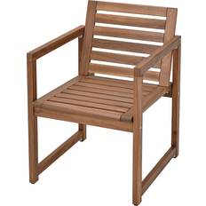 IKEA NÄMMARÖ Karmstol, utomhus, ljusbrunlaserad