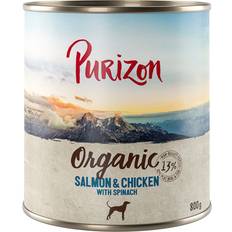 Purizon Kæledyr Purizon Økonomipakke: Organic 24 Laks & Kylling Spinat