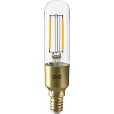 IKEA LED-lampor IKEA LUNNOM LED ljuskälla E14 200 lumen, dimbar/tubformad klarglas, 25 mm