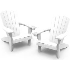 Keter Garden Chairs Keter 2 Pack Alpine Adirondack