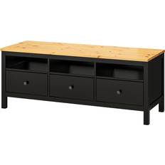IKEA HEMNES Black/Brown/Light Brown TV-bord 148x57cm