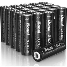 Bonai Ni-MH Rechargeable AA 2800mAh 24-pack