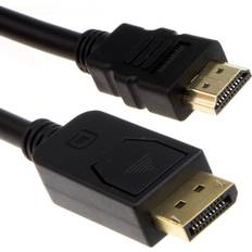 Kenable DisplayPort-kontakt hankontakt Display/Monitor/TV-kabel 1m