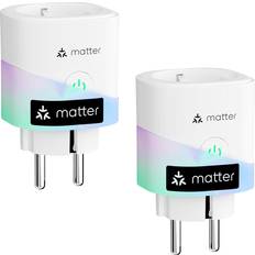 Matter Smart Plug with Power Consumption 2-pack