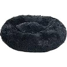 HKM Fluffy hundsäng mörkgrå