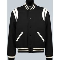 Saint Laurent Teddyjacka I Ull - Black