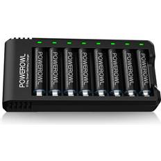 8 Bay AA AAA Battery Charger