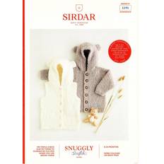 Yarn & Needlework Supplies SIRDAR Snuggly Cashmere Merino Animal Cardigan Pattern 5376