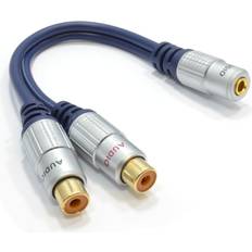 Kenable PURE Gold to 2 Phono RCA