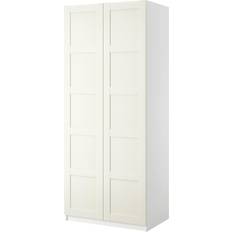 Garderob 100cm IKEA Pax/Bergsbo White Garderob 100x236.4cm