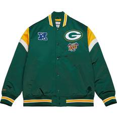 Mitchell & Ness green bay packers nfl heavyweight satin jacke collegejacke Green