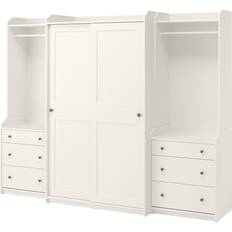 IKEA Aauga White Väggskåp 258x199cm