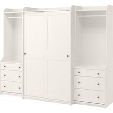 Ikea Wandschränke Ikea Aauga White Wandschrank 258x199cm