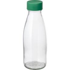 Glas Vattenflaskor Ikea SPARTANSK Vattenflaska, klarglas/grön, 0.5 l