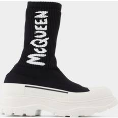Alexander McQueen Dame Sneakers Alexander McQueen Platform Sneakers - Sort/Hvid