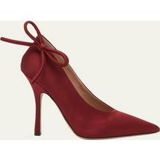 Valentino Garavani Red Heels & Pumps Valentino Garavani NITE-OUT SATIN PUMP MM Wo MAROON