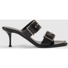 Alexander McQueen Højhælede sko Alexander McQueen Women's Buckle Black Mules