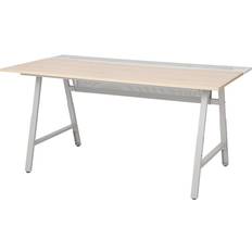UTESPELARE Skrivbord gaming, askmönstrad/grå, 160x80