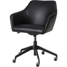 Träfiber Stolar IKEA Tossberg Långfjäll Near Black/Black Kontorsstol