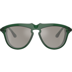 Burberry Men Sunglasses Burberry Mirrored Acetate & Plastic Aviator GREEN