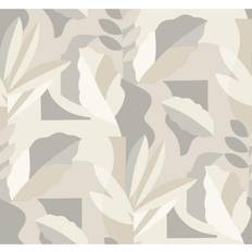 York Wallcoverings White Neutral Papier Colle Matte Non-Pasted Paper Wallpaper