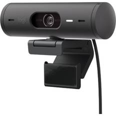 Webcams Logitech Logitech Brio 501 Full HD Webcam with Auto Light Correction, Auto-Framing, Show Mode, Dual Noise Reduction Mics, Webcam Privacy Cover, Works with Microsoft Teams, Google Meet, Zoom Black