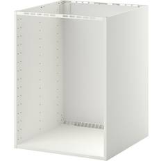 Vita Kökslådor & Hyllplan Ikea METOD Bänkskåp för inbyggnadsugn/diskbänk, vit, 60x60x80 cm