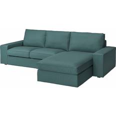 Turkosa Soffor Ikea Kivik Kelinge Grey Turquoise Soffa 280cm 3-sits