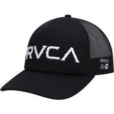 RVCA Men's Black Mister Cartoon Trucker Snapback Hat